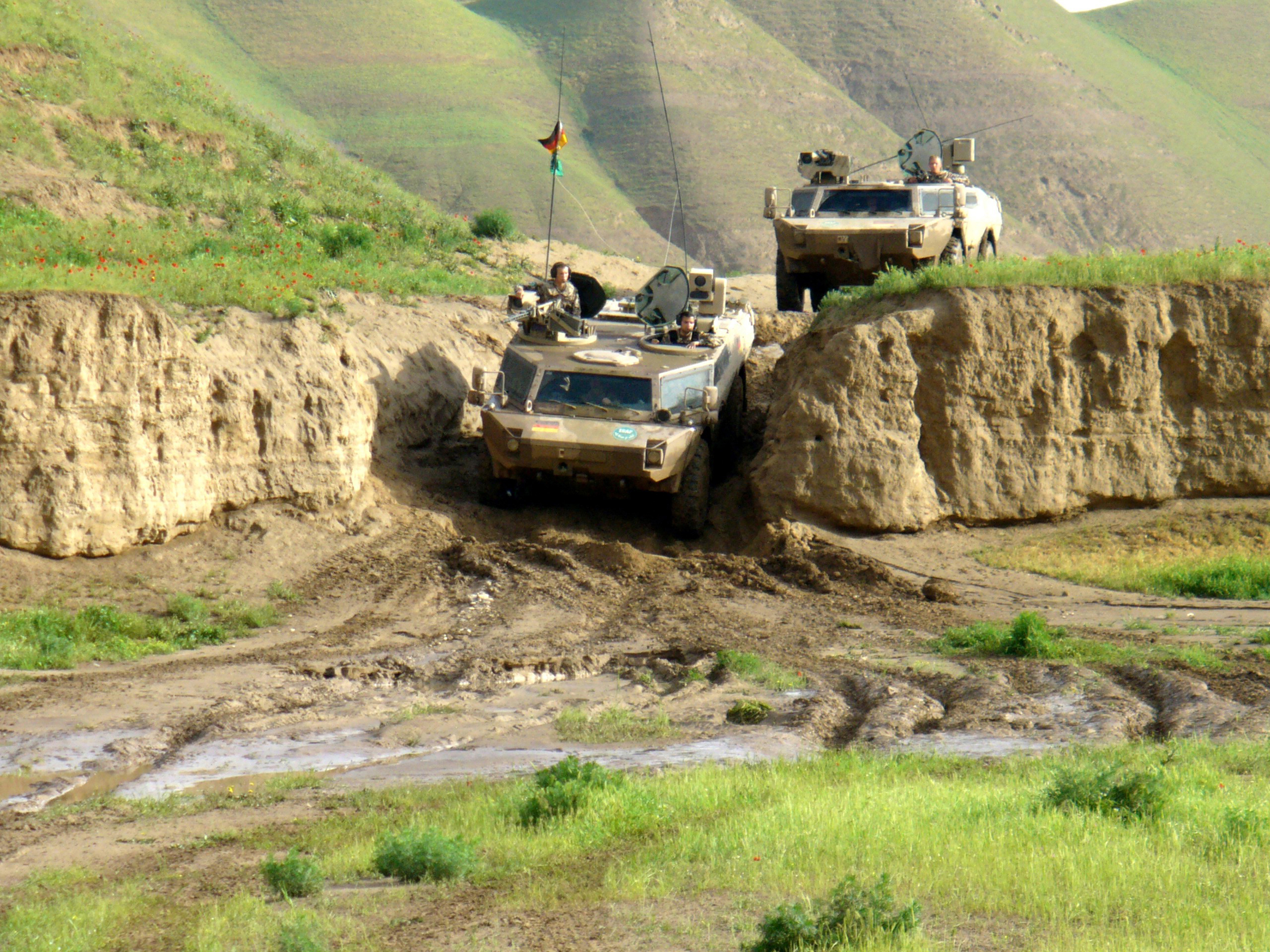 Spähtrupp Fennek in Afghanistan. Foto: Bw.